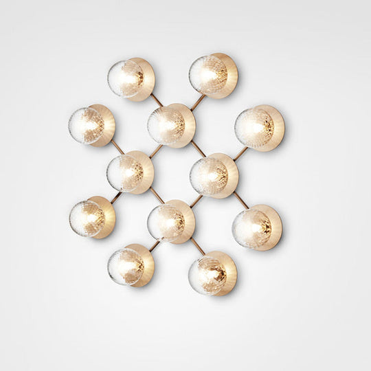 Nuura Liila 12 taklampe/vegglampe - optic-Vegglamper-Nuura-Messing-Nua__2041001-Lightup.no