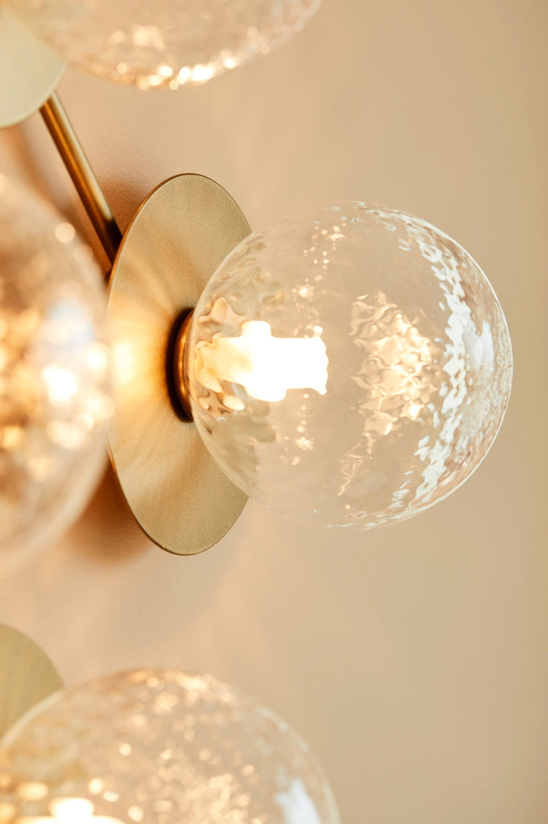 Nuura Liila 12 taklampe/vegglampe - optic-Vegglamper-Nuura-Messing-Nua__2041001-Lightup.no