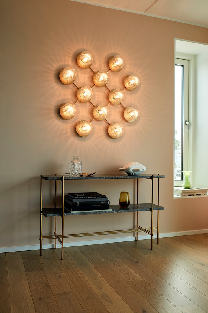 Nuura Liila 12 taklampe/vegglampe - optic-Vegglamper-Nuura-Messing-Nua__2041001-Lightup.no