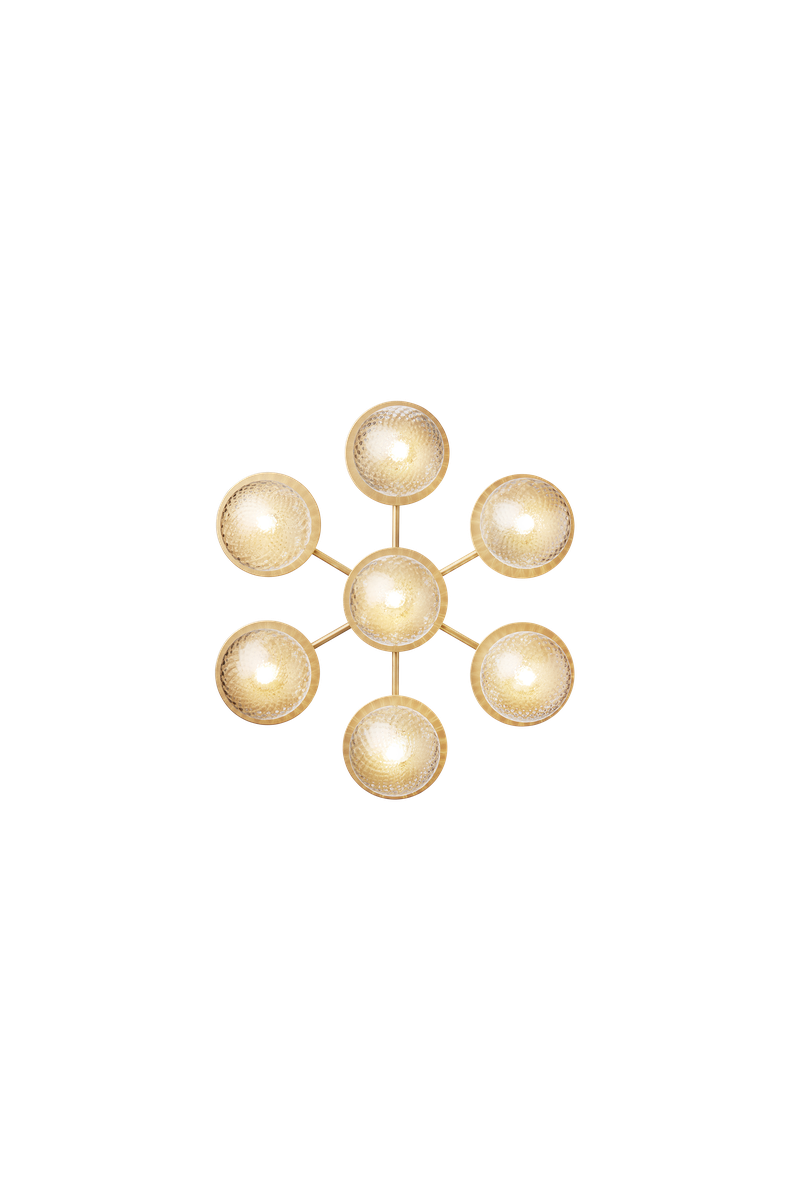 Nuura Liila Star-Vegglamper-Nuura-Messing / Opal-Nua__2041006-Lightup.no