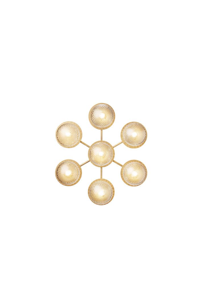 Nuura Liila Star-Vegglamper-Nuura-Messing / Opal-Nua__2041006-Lightup.no