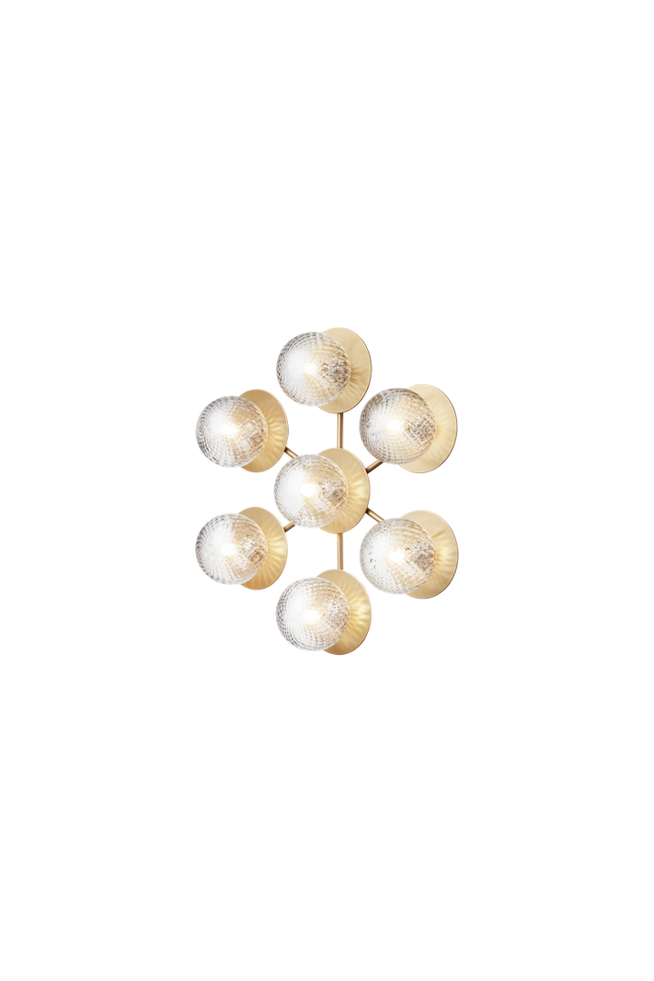 Nuura Liila Star-Vegglamper-Nuura-Messing / Opal-Nua__2041006-Lightup.no