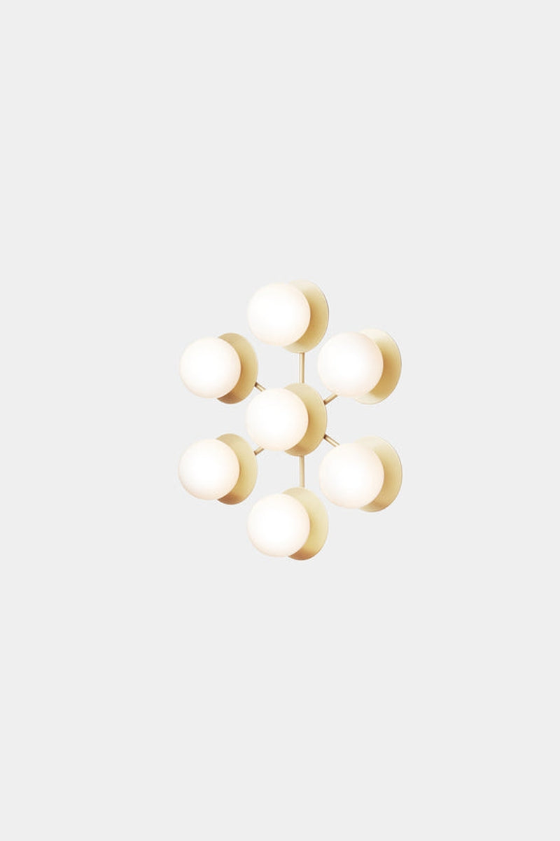 Nuura Liila Star / opal glass-Vegglamper-Nuura-Messing / Opal-Nua__2041006-Lightup.no