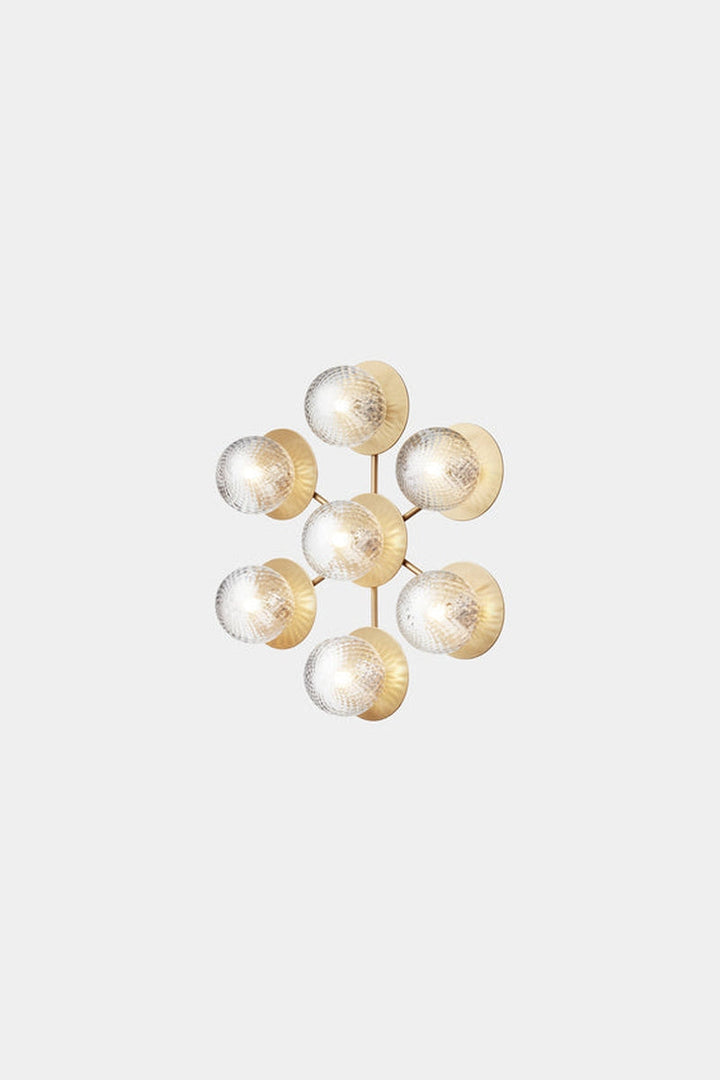 Nuura Liila Star / optikk glass-Vegglamper-Nuura-Messing-Nua__2041005-Lightup.no