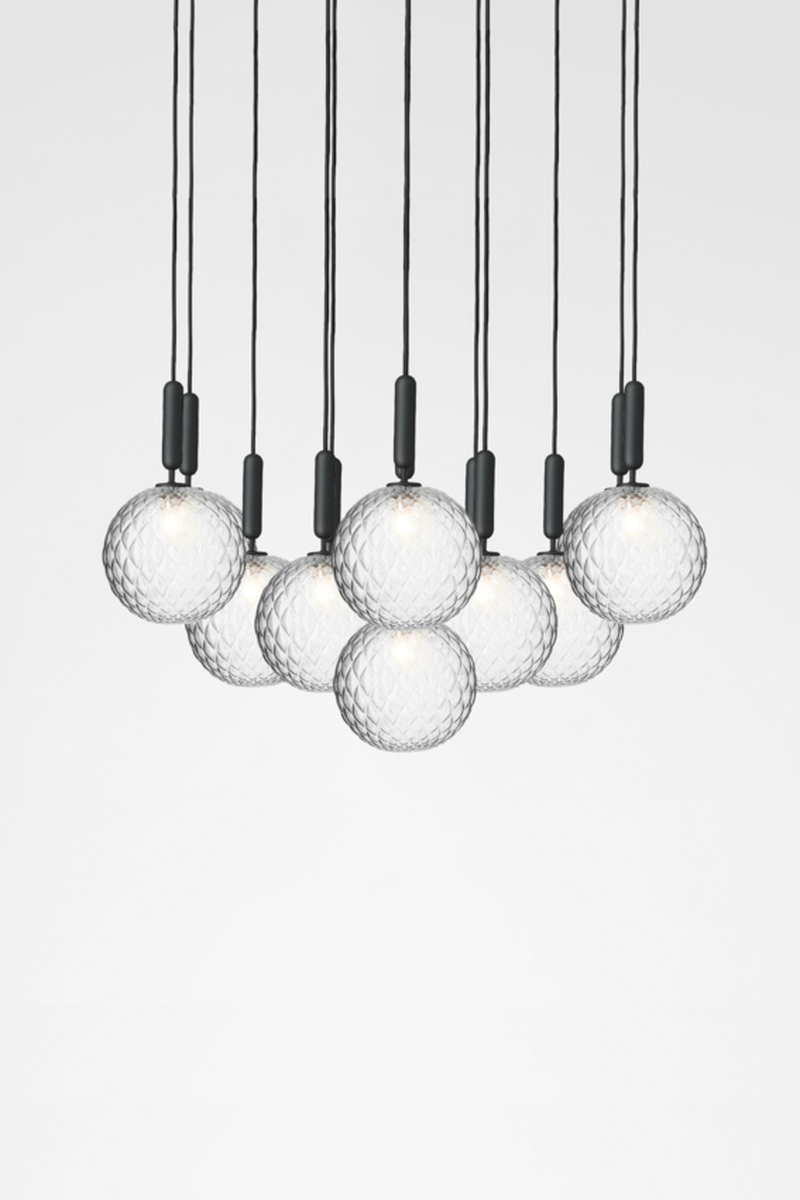 Nuura Miira 13 large svart / opal-Takpendler-Nuura-Svart / Opal-Nua__2031026-Lightup.no