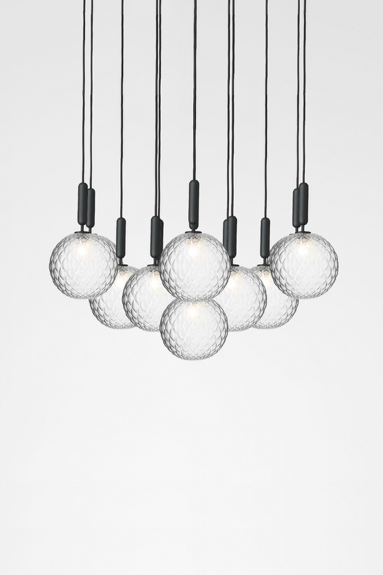 Nuura Miira 13 large svart / opal-Takpendler-Nuura-Svart / Opal-Nua__2031026-Lightup.no