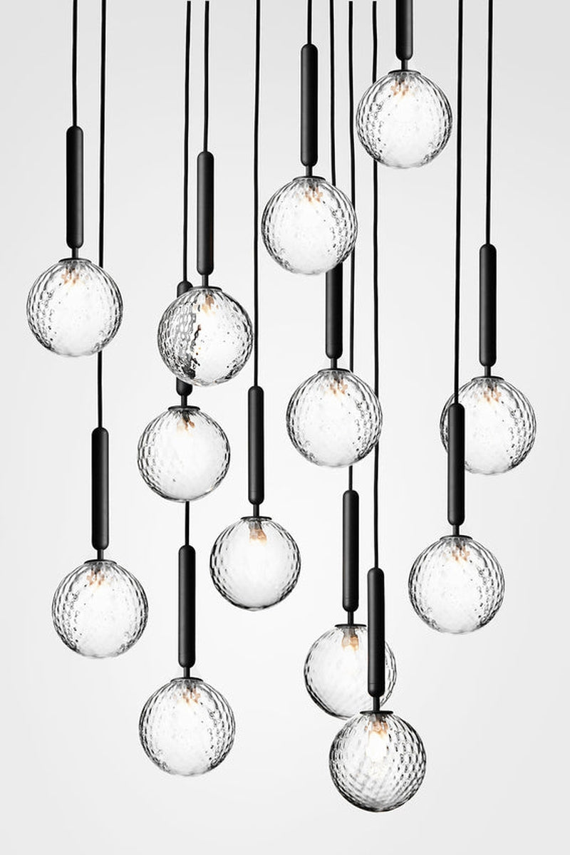 Nuura Miira 13 svart / optikk-Takpendler-Nuura-Svart-Nua__2031013-Lightup.no