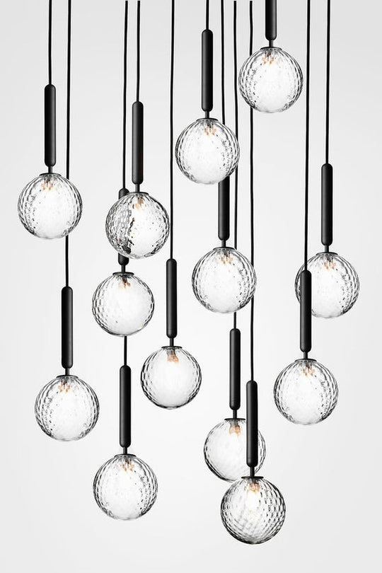 Nuura Miira 13 svart / optikk-Takpendler-Nuura-Svart-Nua__2031013-Lightup.no
