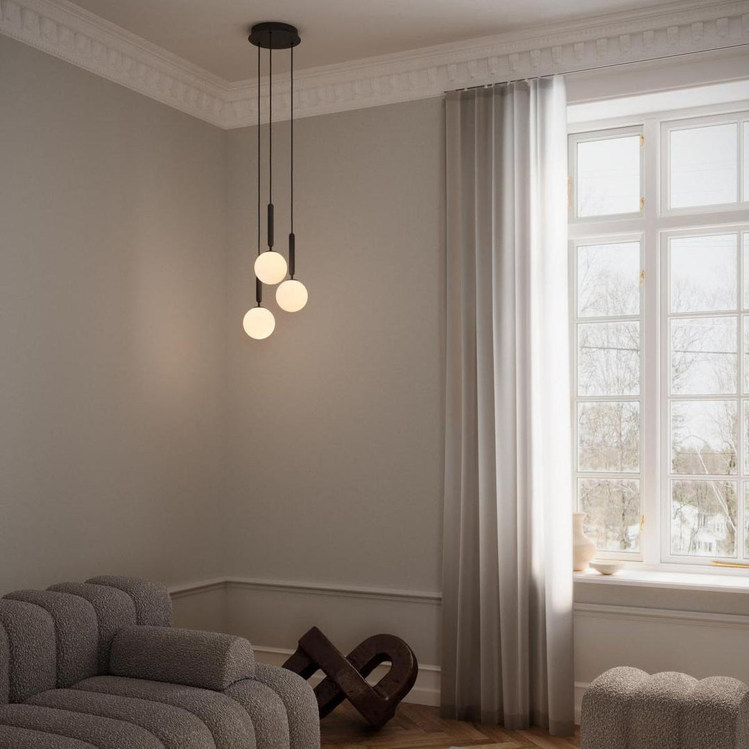 Nuura Miira 3-Takpendler-Nuura-Svart / Opal-Nua__2031002-Lightup.no