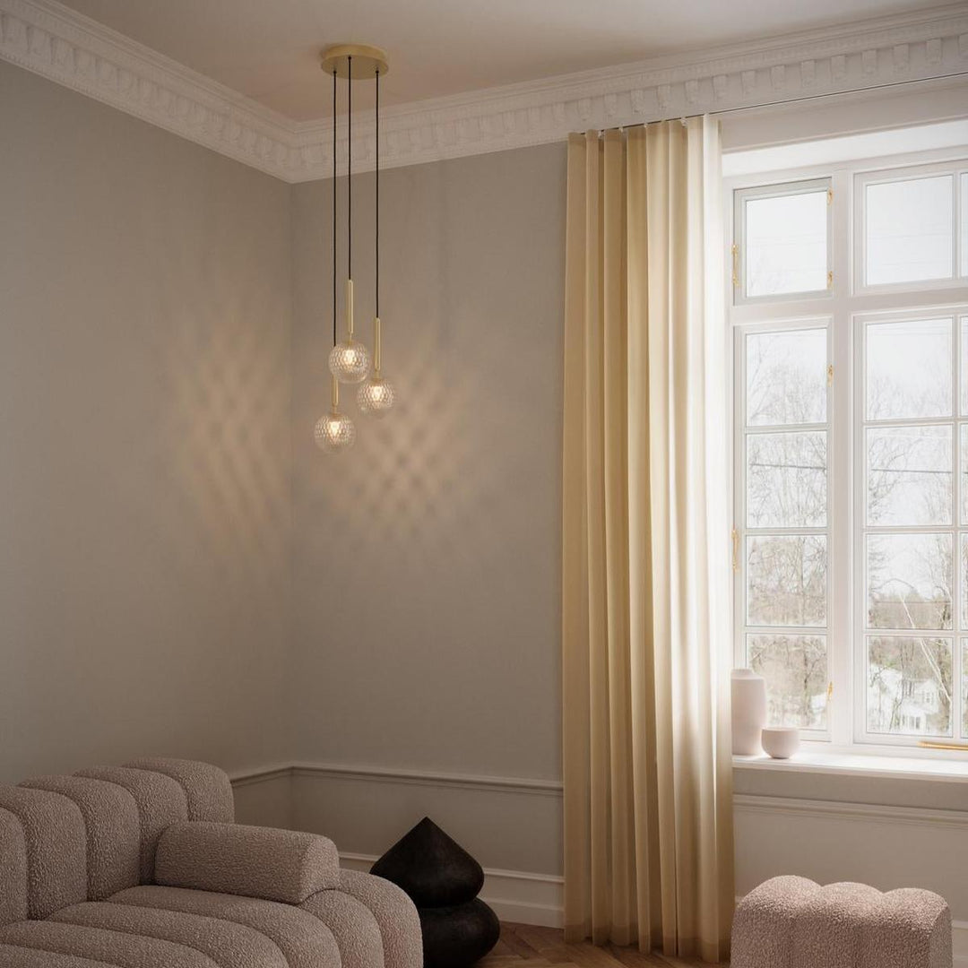 Nuura Miira 3-Takpendler-Nuura-Messing / Optikk-Nua__2031003-Lightup.no