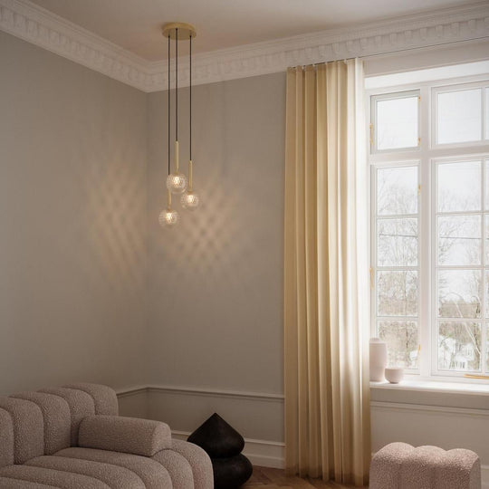 Nuura Miira 3-Takpendler-Nuura-Messing / Optikk-Nua__2031003-Lightup.no
