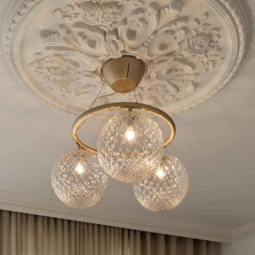 Nuura Miira 3 circular taklampe-Takpendler-Nuura-Opalt glass-Messing-Nua__2032044-Lightup.no