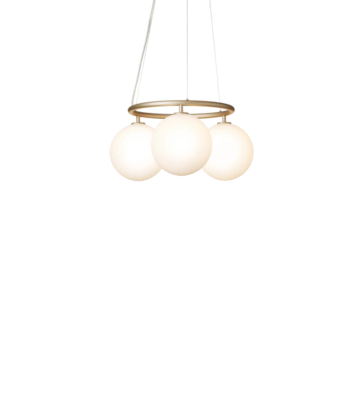 Nuura Miira 3 circular taklampe-Takpendler-Nuura-Opalt glass-Messing-Nua__2032044-Lightup.no