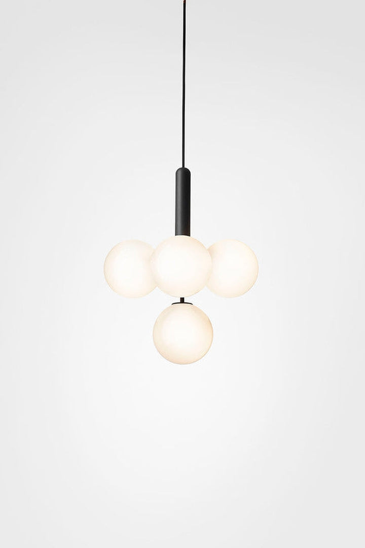Nuura Miira 4 svart/opal-Takpendler-Nuura-Svart / Opal-Nua__2031006-Lightup.no