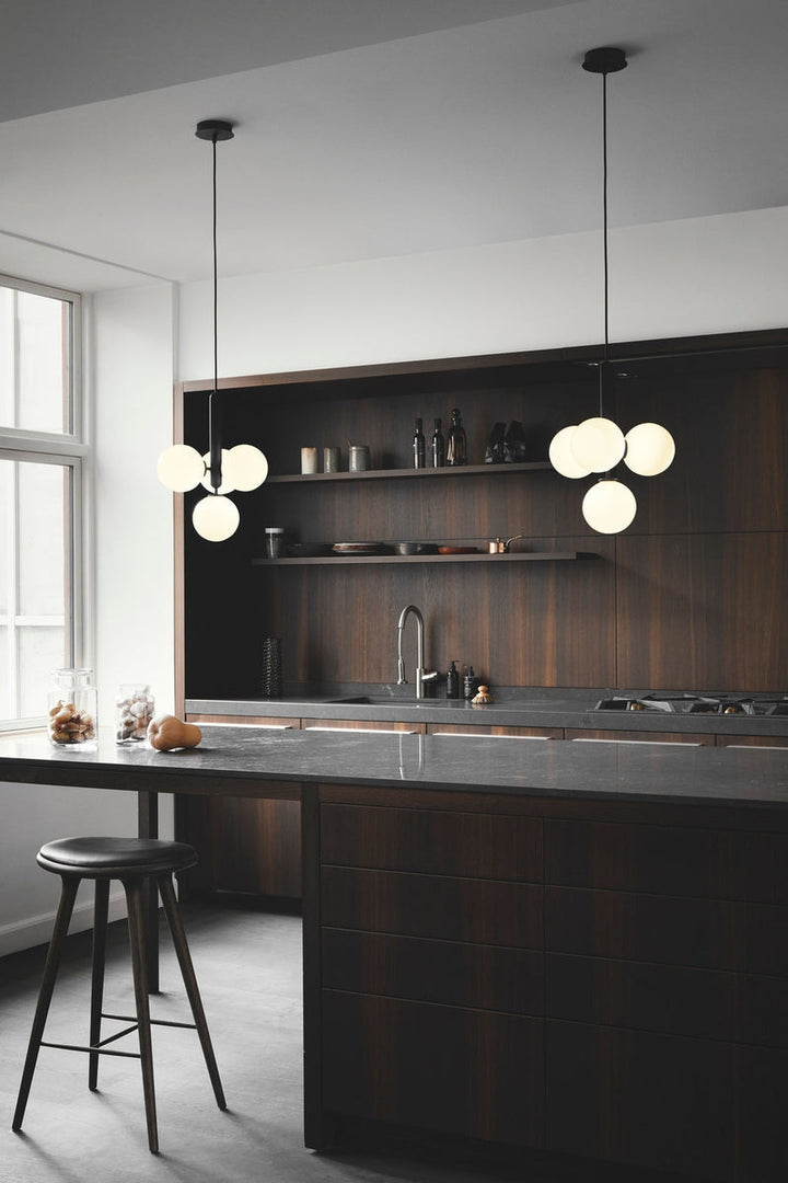 Nuura Miira 4 svart/opal-Takpendler-Nuura-Svart / Opal-Nua__2031006-Lightup.no
