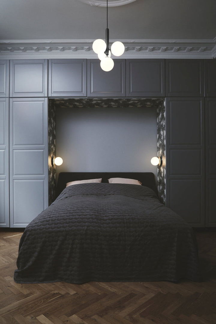 Nuura Miira 4 svart/opal-Takpendler-Nuura-Svart / Opal-Nua__2031006-Lightup.no