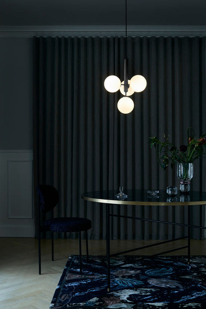 Nuura Miira 4 svart/opal-Takpendler-Nuura-Svart / Opal-Nua__2031006-Lightup.no