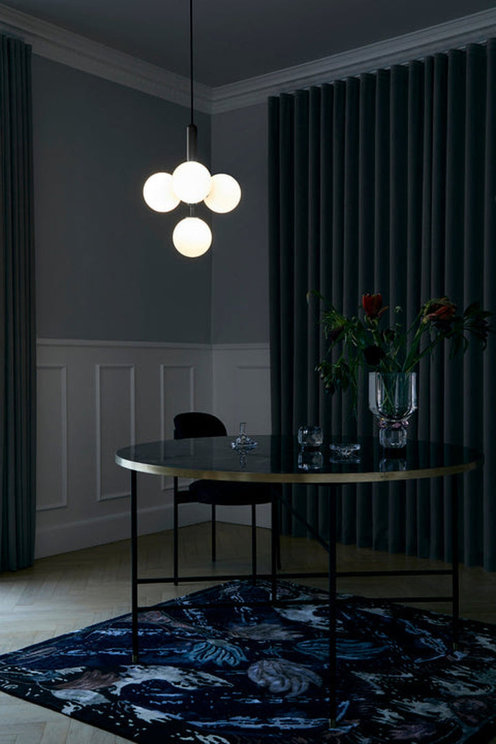 Nuura Miira 4 svart/opal-Takpendler-Nuura-Svart / Opal-Nua__2031006-Lightup.no