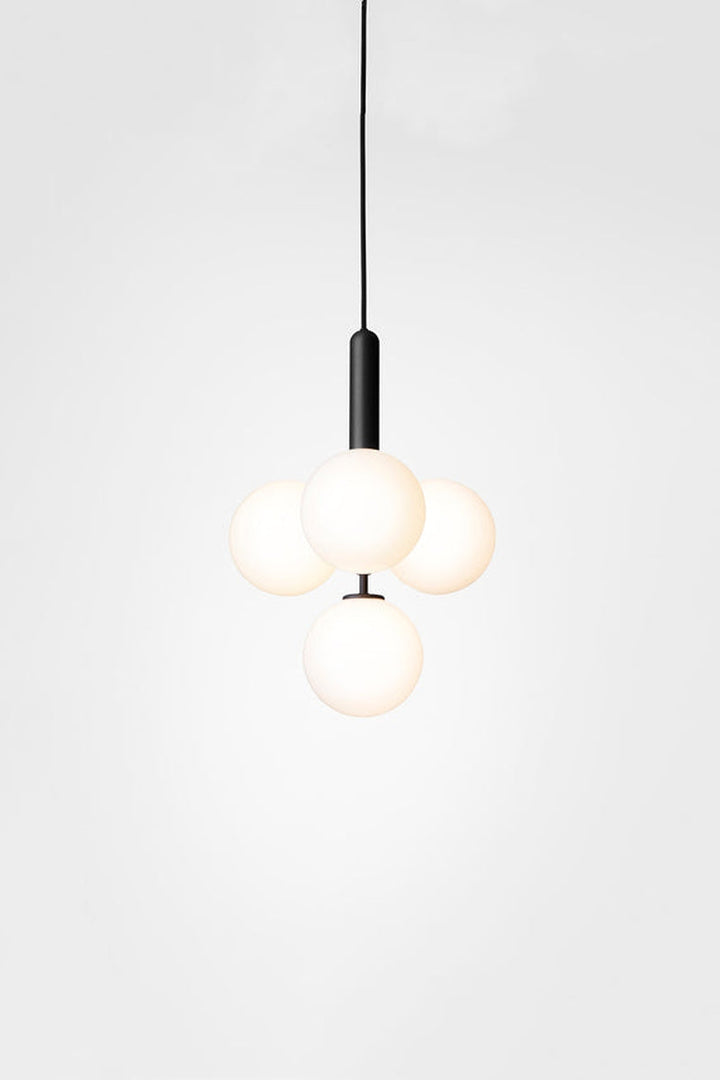 Nuura Miira 4 svart/opal-Takpendler-Nuura-Svart / Opal-Nua__2031006-Lightup.no