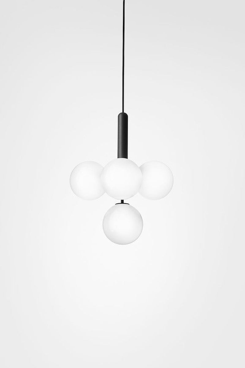 Nuura Miira 4 svart/opal-Takpendler-Nuura-Svart / Opal-Nua__2031006-Lightup.no