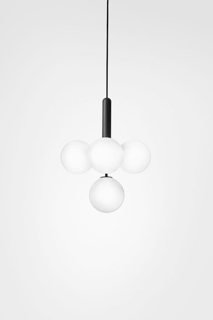 Nuura Miira 4 svart/opal-Takpendler-Nuura-Svart / Opal-Nua__2031006-Lightup.no