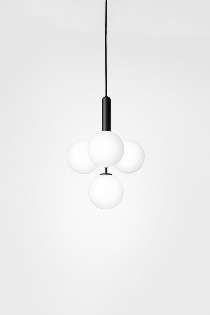 Nuura Miira 4 svart/opal-Takpendler-Nuura-Svart / Opal-Nua__2031006-Lightup.no