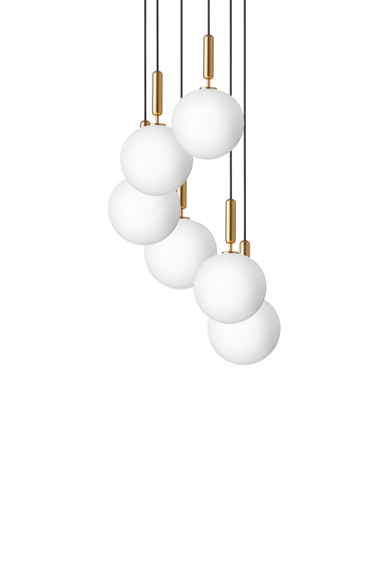 Nuura Miira 6 large-Takpendler-Nuura-Messing / Opal-Nua__2031024-Lightup.no