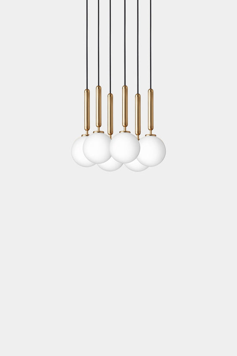 Nuura Miira 6 messing / opal-Takpendler-Nuura-Messing / Opal-Nua__2031012-Lightup.no