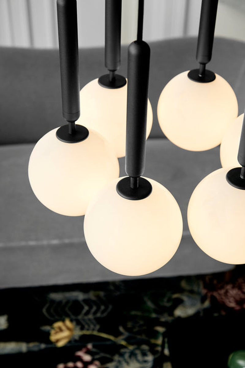Nuura Miira 6 svart / opal-Takpendler-Nuura-Svart / Opal-Nua__2031010-Lightup.no