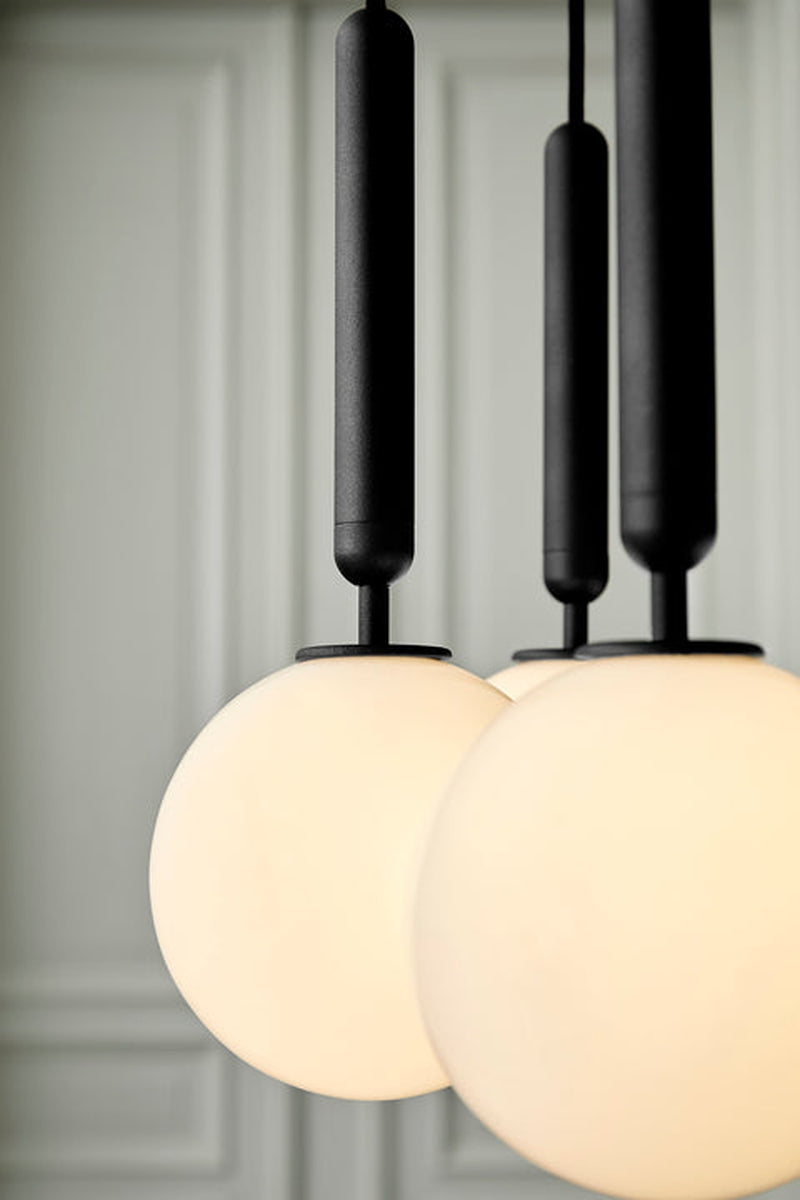 Nuura Miira 6 svart / opal-Takpendler-Nuura-Svart / Opal-Nua__2031010-Lightup.no