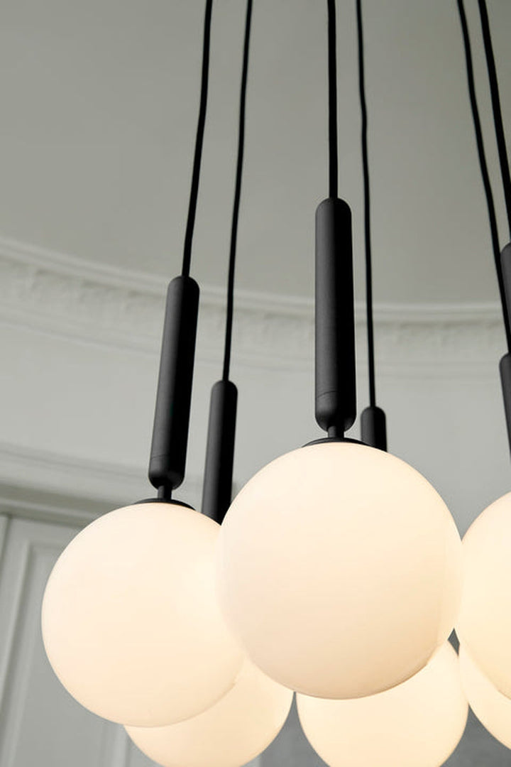 Nuura Miira 6 svart / opal-Takpendler-Nuura-Svart / Opal-Nua__2031010-Lightup.no