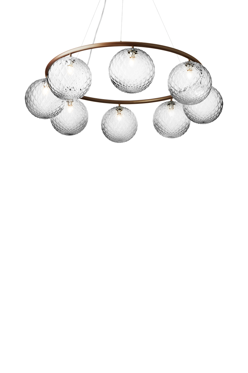 Nuura Miira 8 circular-Takpendler-Nuura-Messing / Opal-Nua__2032008-Lightup.no