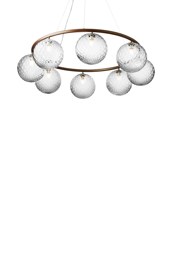 Nuura Miira 8 circular-Takpendler-Nuura-Messing / Opal-Nua__2032008-Lightup.no