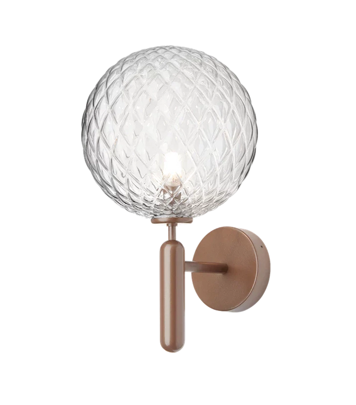 Nuura Miira utendørslampe - bronse / optikk-Utebelysning vegg klassisk-Nuura-Bronse-Nua__2035009-Lightup.no