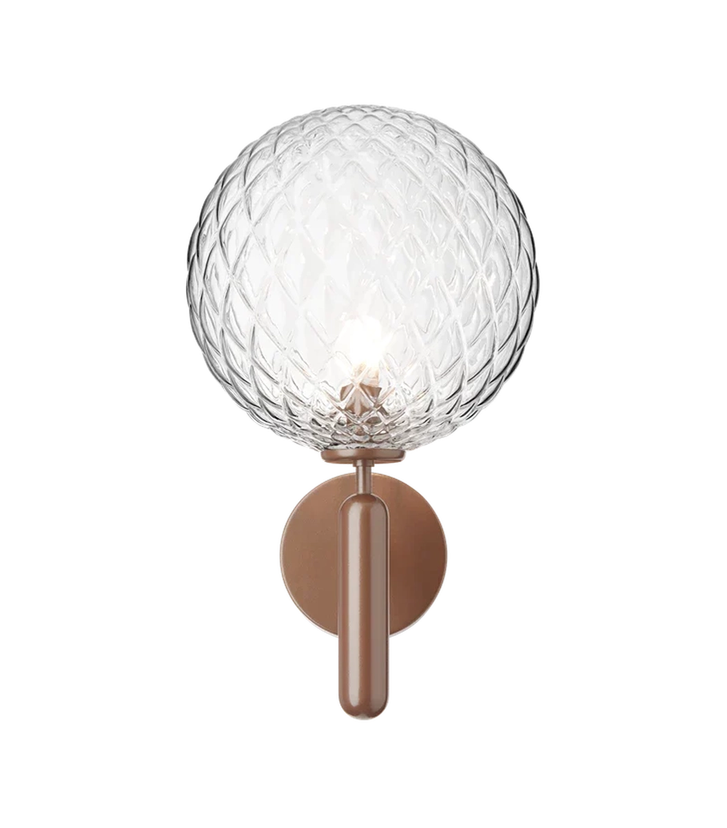 Nuura Miira utendørslampe - bronse / optikk-Utebelysning vegg klassisk-Nuura-Bronse-Nua__2035009-Lightup.no