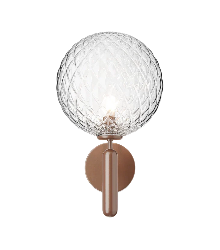 Nuura Miira utendørslampe - bronse / optikk-Utebelysning vegg klassisk-Nuura-Bronse-Nua__2035009-Lightup.no