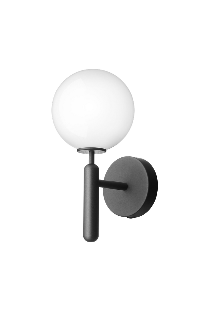 Nuura Miira vegglampe-Vegglamper-Nuura-Svart / Opal-Nua__2035002-Lightup.no