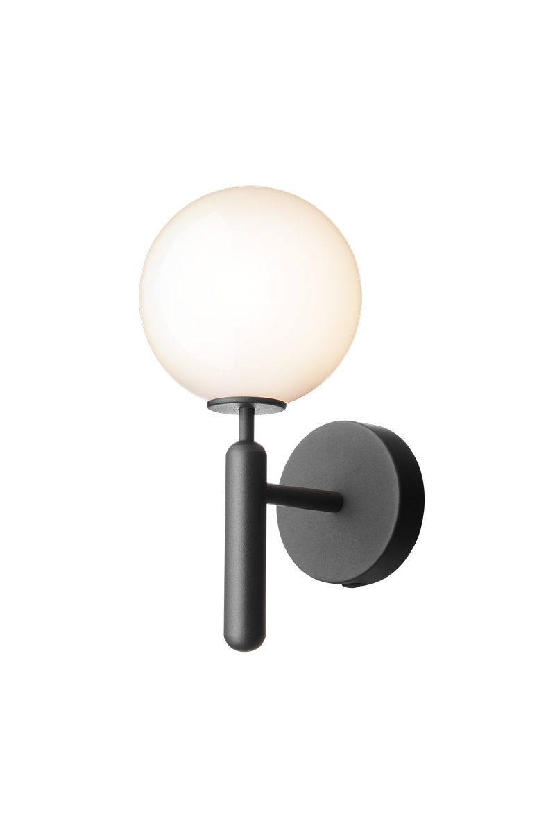 Nuura Miira vegglampe-Vegglamper-Nuura-Svart / Opal-Nua__2035002-Lightup.no