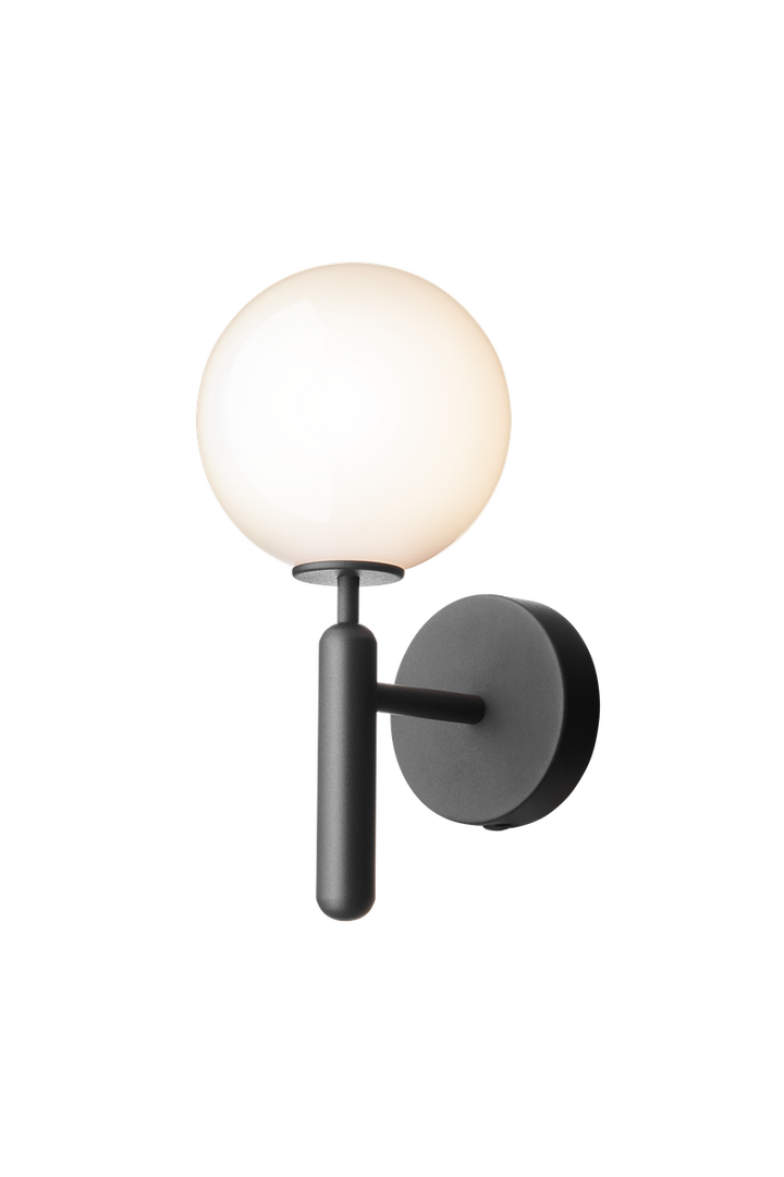 Nuura Miira vegglampe-Vegglamper-Nuura-Svart / Opal-Nua__2035002-Lightup.no