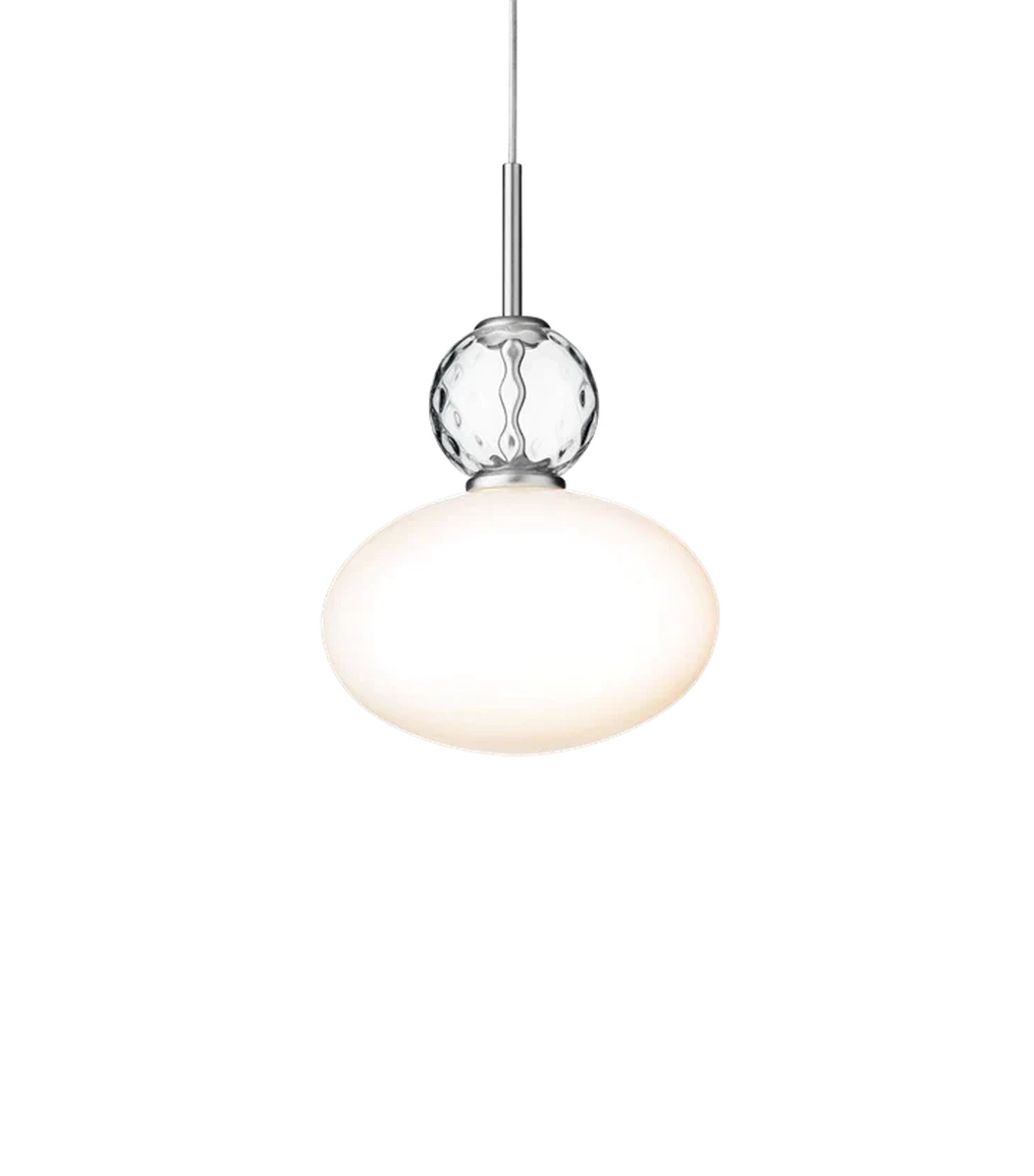 Nuura Rizzatto 32 taklampe - sølv-Takpendler-Nuura-Krom-Nua__2073003-Lightup.no