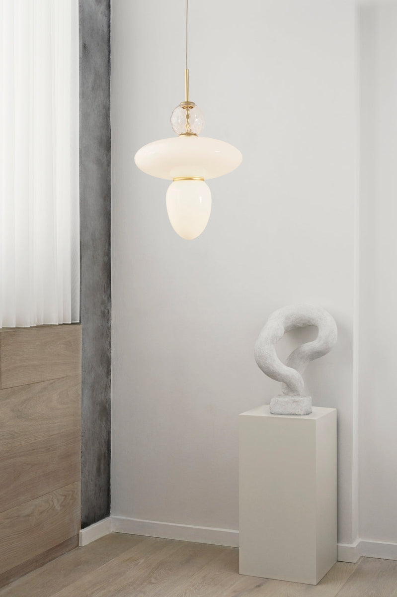 Nuura Rizzatto 43 taklampe - messing-Takpendler-Nuura-Messing-Nua__2073002-Lightup.no