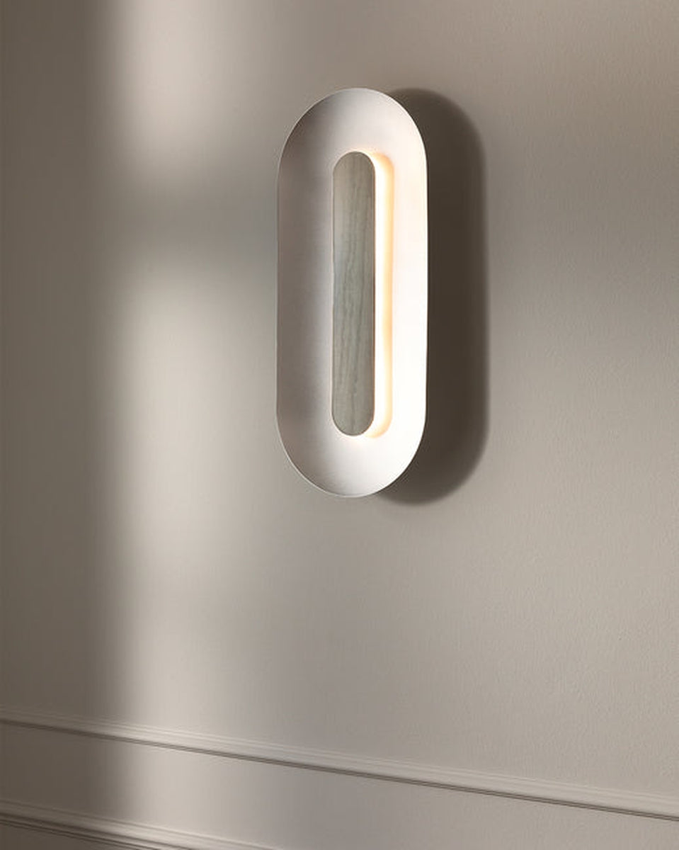 Nuura Sasi Large vegglampe - Sølv - Nua__2085004 - Lightup.no
