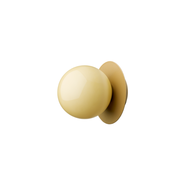 Nuura Liila 1 vegglampe/taklampe - medium - nordic gold / honey