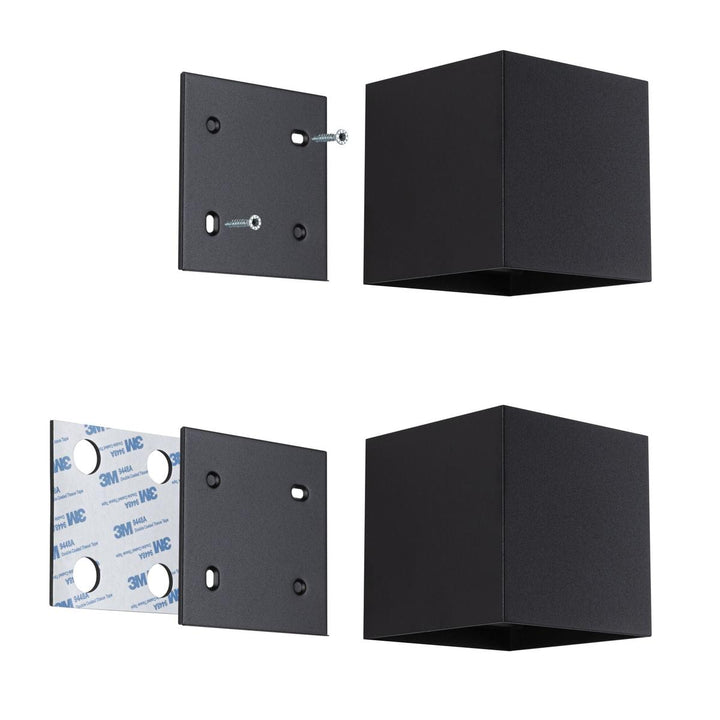 Nyara oppladbar vegglampe opp/ned lys med sensor-Utebelysning vegg opp og ned-Paulmann-Svart-PL-71282-Lightup.no