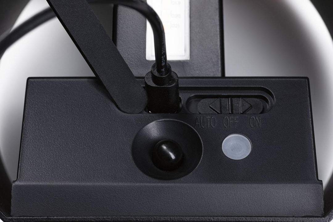 Nyara rund oppladbar vegglampe opp/ned lys med sensor-Utebelysning vegg opp og ned-Paulmann-Svart-PL-71284-Lightup.no