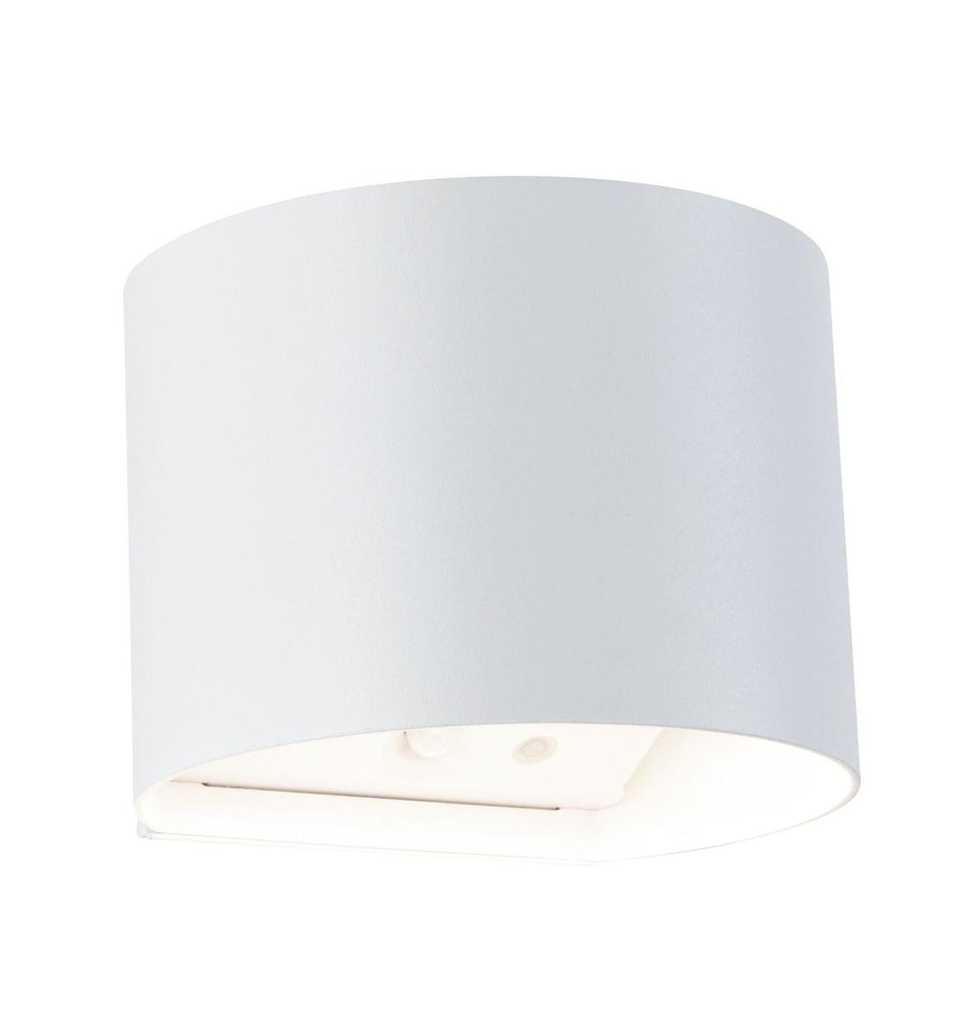 Nyara rund oppladbar vegglampe opp/ned lys med sensor-Utebelysning vegg opp og ned-Paulmann-Svart-PL-71284-Lightup.no