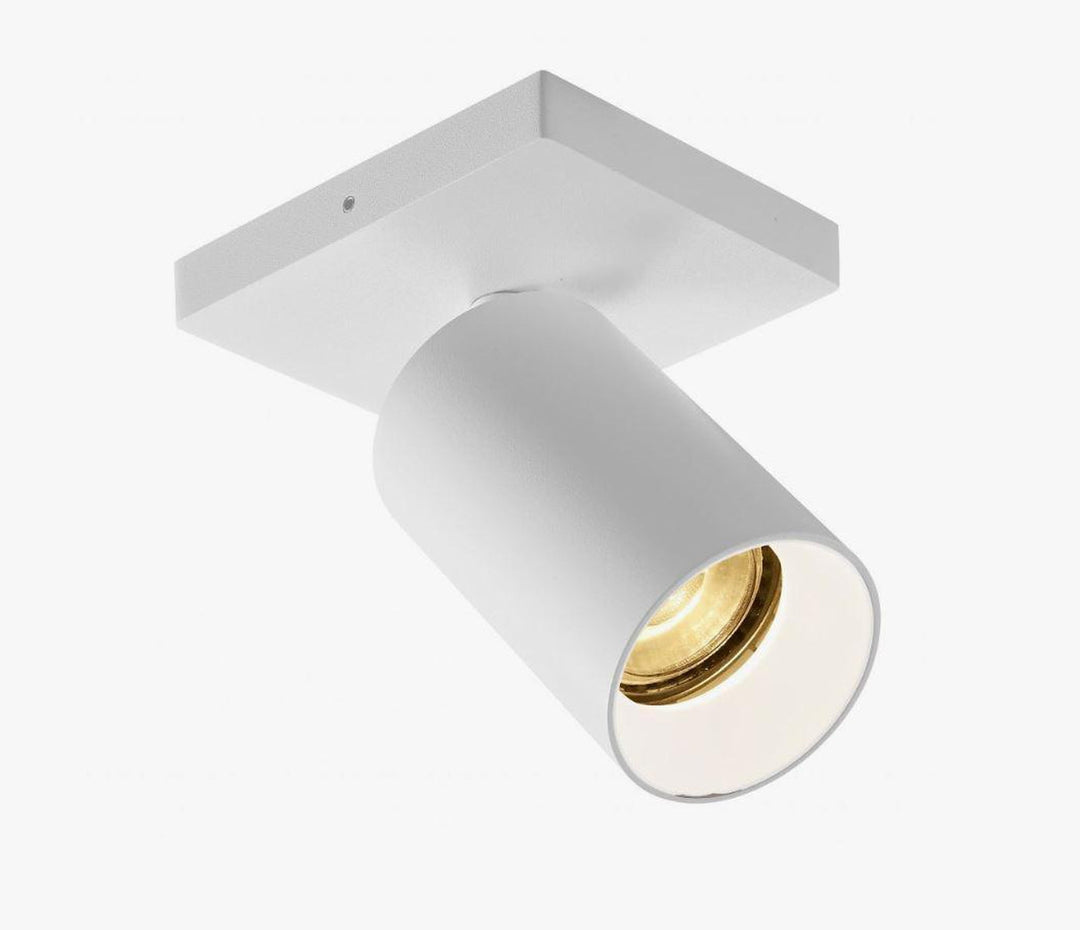 OZ K1 taklampe med 1 spott og reflektor - Hvit - Lightup.no