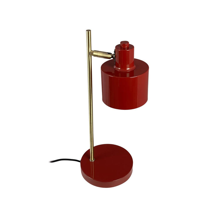 Ocean bordlampe-Bordlamper-Dyberg Larsen-Rød/messing-DL-9260-Lightup.no