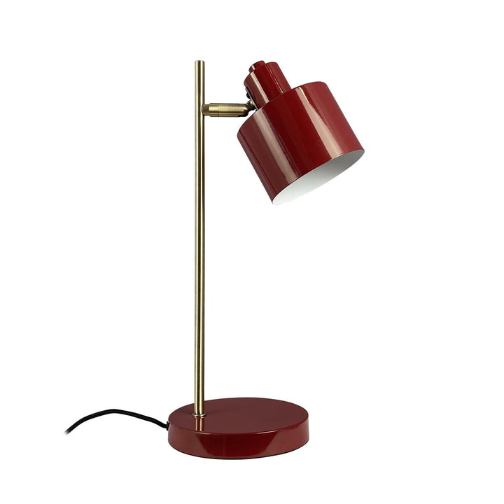 Ocean bordlampe-Bordlamper-Dyberg Larsen-Rød/messing-DL-9260-Lightup.no