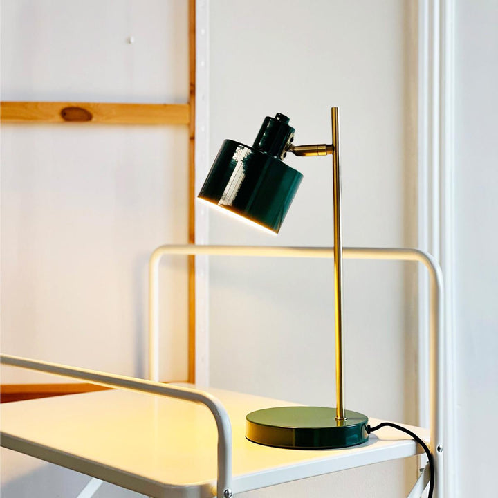 Ocean bordlampe-Bordlamper-Dyberg Larsen-Rød/messing-DL-9260-Lightup.no
